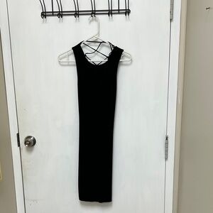Tobi Black Backless Dress
